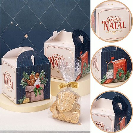 10 CAIXA LEMBRANCINHA 10X10X10CM MEMÓRIAS 6460 (JANGO NATAL 2026)