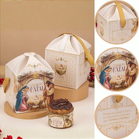 5 CAIXA COROA PARA MINI PANETONE VERDADEIRO NATAL 6471 (JANGO NATAL 2026)
