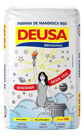 Farinha de Mandioca Biju Natural 250G Deusa