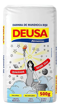 Farinha De Mandioca Natural Biju 500G Deusa