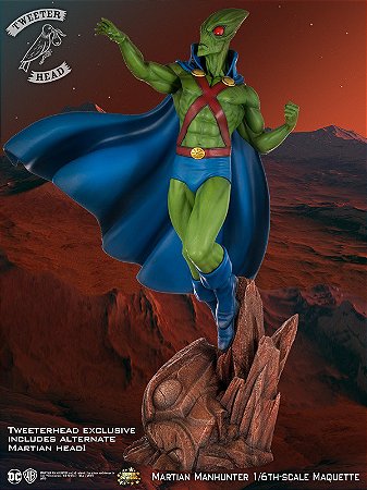 Tweeterhead Exclusive Martian Manhunter Maquette