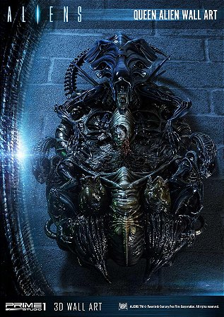 Prime 1 Queen Alien Wall Art 3D