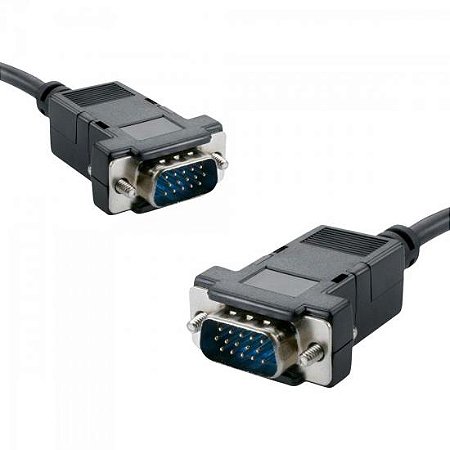 Cabo VGA HDB15M x HDB15M 10 MT Preto Com Filtro - Storm