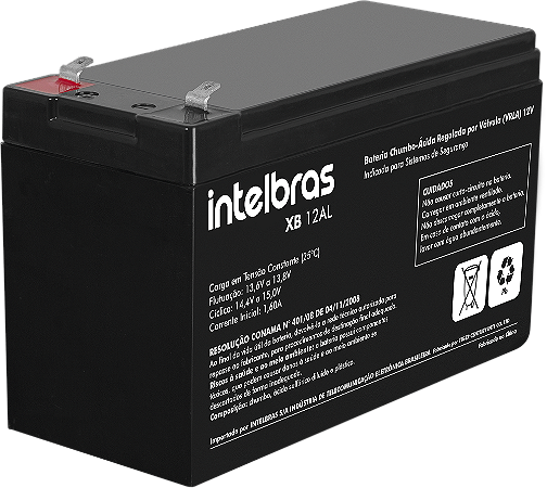 Bateria Selada - 12v - VRLA - XB 12AL - Intelbras