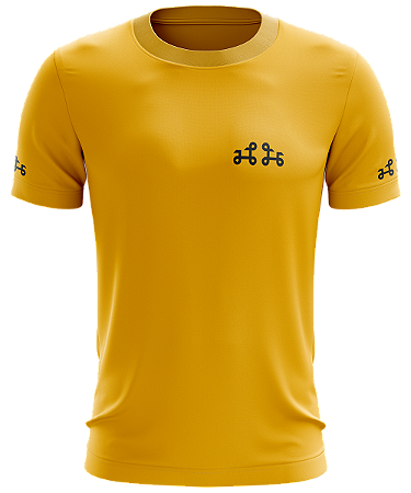 Camisa Esportiva / Resistência / Unissex / Cor Amarela