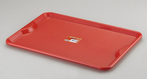 Bandeja Fast Food vermelha 6797