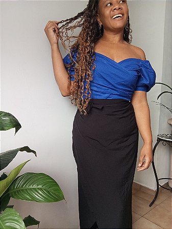 Saia Pareô Preta