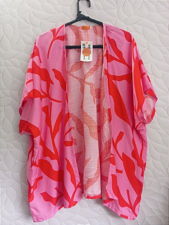 Kimono Slim Pink Flame