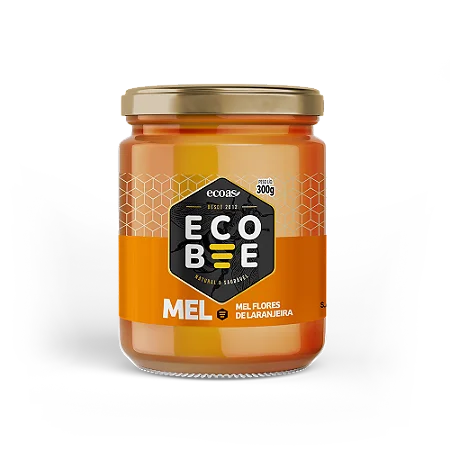 MEL LARANJEIRA ECOBEE 300G (pote de vidro)