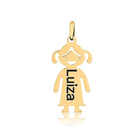 Colar Personalizado Filhos 1 Menina.