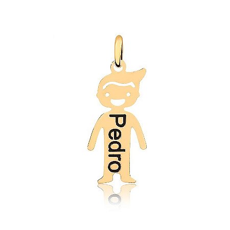 Colar Personalizado Filhos 1 Menino.
