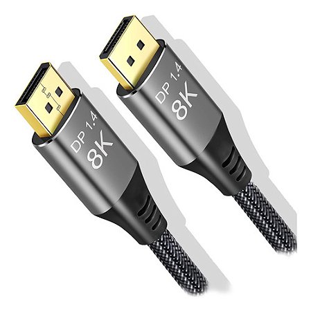 Cabo Displayport Para Displayport 8k - 2 Metros