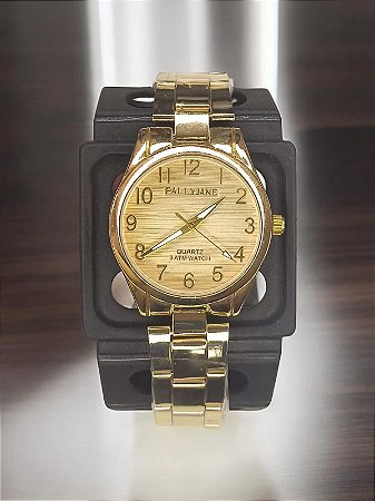 Relógio DOURADO Pallyjane Resistente a Àgua BCR105