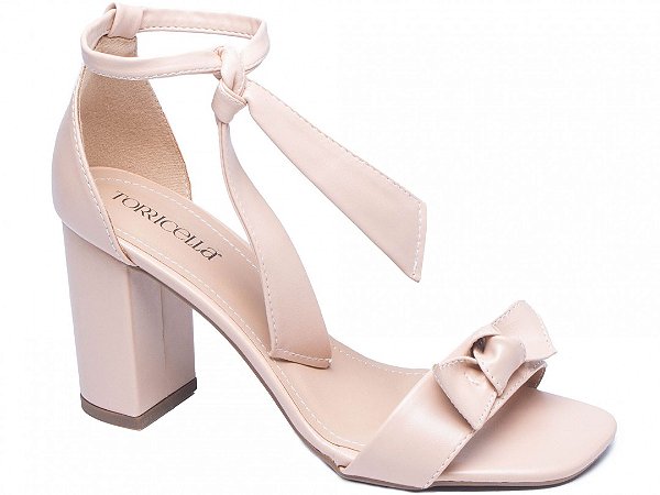 Sandália Tira Laço Nó Rose BCFST025B