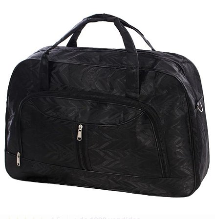 Mala Grande Bolsa Viagem Cor Preto 3399 BCB 287