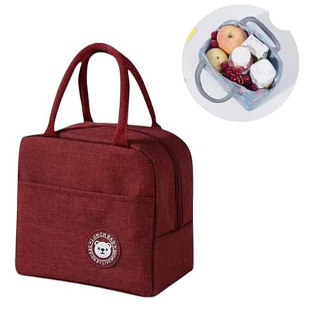 Bolsa Térmica de Mão Lancheira Térmica VINHO