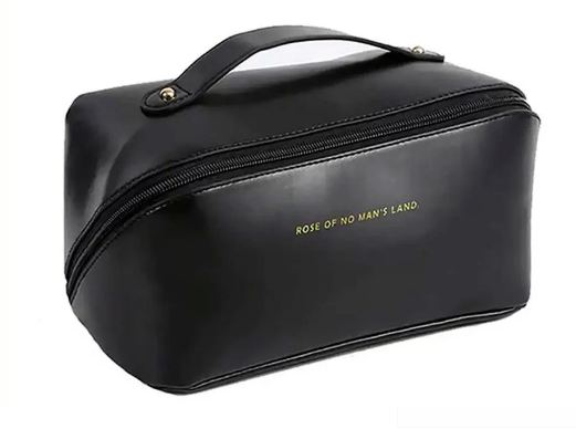 Necessaire Organizadora Grande Para Viagem Bolsa De Cosméticos PRETO / U