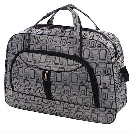 Mala Grande Bolsa Viagem Estampada U / CINZA BCB285