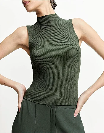 REGATA TRICOT CANELADA