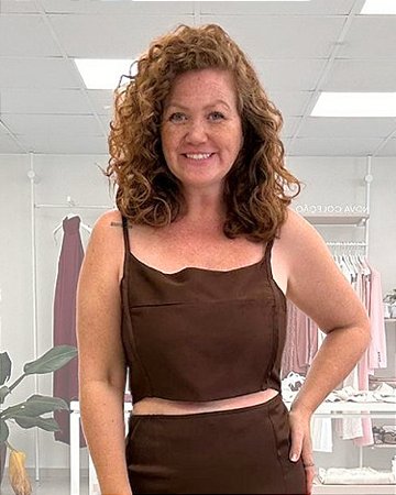 CROPPED EM VISCOSE ACETINADA
