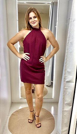 VESTIDO CURTO FRENTE UNICA