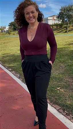 BODY MALHA MANGA LONGA