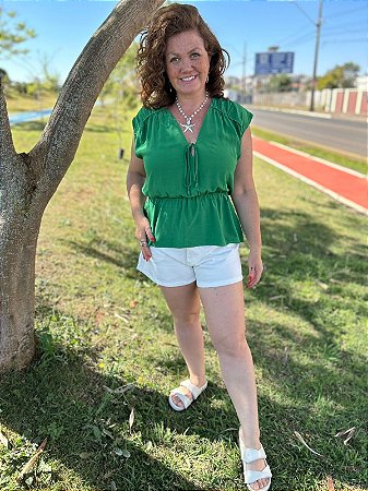 BLUSA COM AMARRAÇÃO