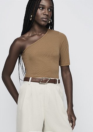 BLUSA RIBANA OMBRO ÚNICO