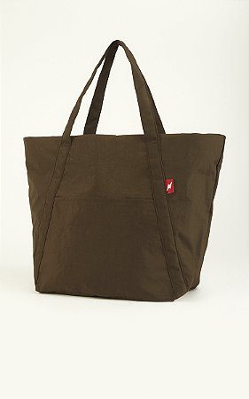 BOLSA SUPER NYLON MARROM