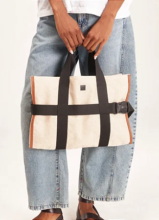 MAXI BOLSA LONA COM CADARÇOS