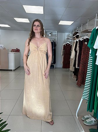 VESTIDO LONGO FLORAL