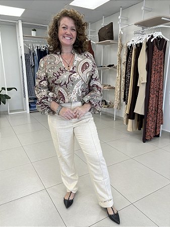 BATA BOHO ESTAMPA PAISLEY