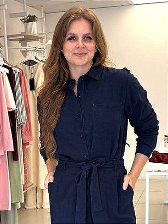 CAMISA MANGA LONGA EM LINHO AMPLA