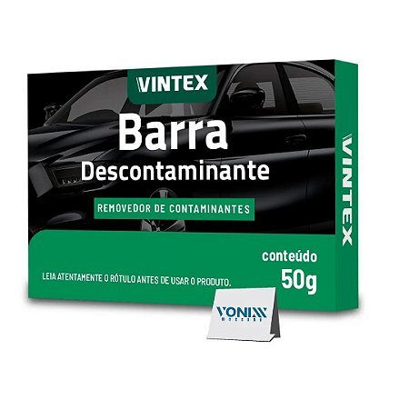 Barra descontaminante clay bar 50g Vonixx Vintex