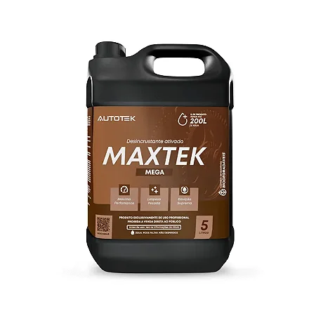 MAXTEK MEGA 5L DESINCRUSTANTE 1:200 AUTOTEK