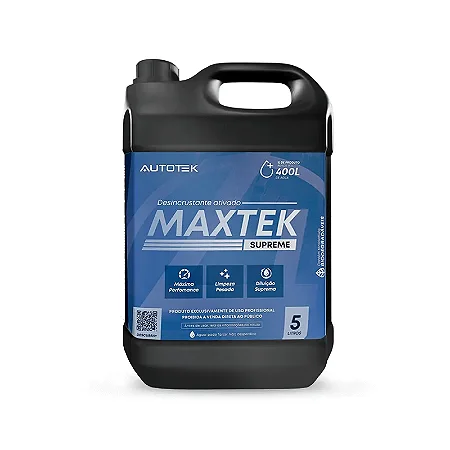 MAXTEK SUPREME 5L DESINCRUSTANTE 1:400 AUTOTEK