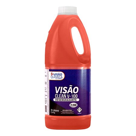 CLEAN V100 2L DESENGRAXANTE ALCALINO VISAO QUIMICA
