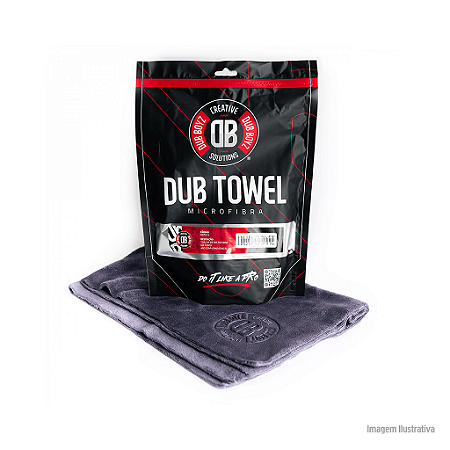 Dub Towel Toalha de Microfibra 400gsm 40x60 cinza Dub Boyz
