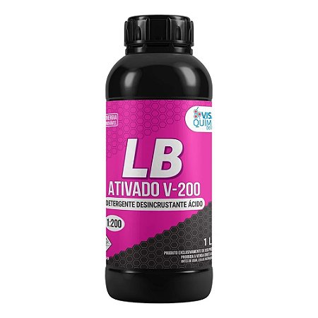LB ATIVADO V200 1L DESINCRUSTANTE ACIDO VISAO QUIMICA