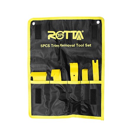KIT DE FERRAMENTAS PARA DESMONTAGEM INTERNA DO CARRO 5 PCS ROTTA