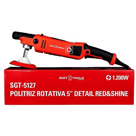 POLITRIZ ROTATIVA 5 DETAil REDESHINE 1.200W 110V SGT5127 SIGMA