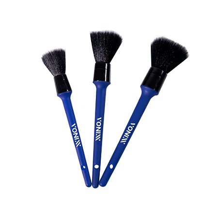Kit 3 pinceis detalhamento ultra macio Vonixx