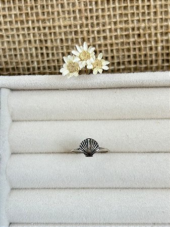 ANEL FALANGE COM CONCHA PRATA 925