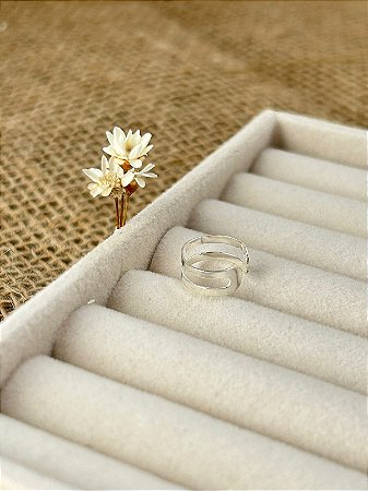 BRINCO PIERCING VAZADO PRATA 925