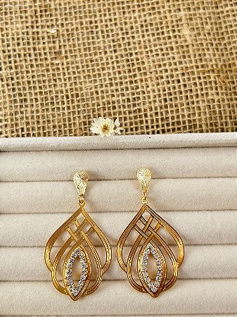 BRINCO GOLD NAVETE BANHADO OURO