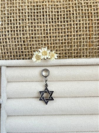 BERLOQUE ESTRELA DE DAVI AÇO INOXIDÁVEL