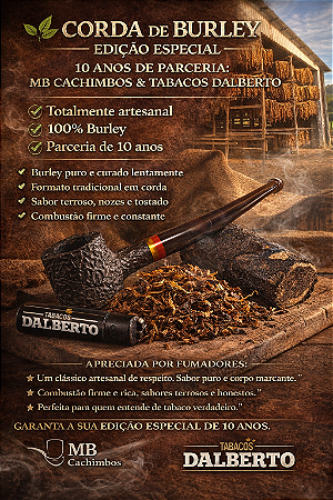 Corda Burley - 10 anos de parceria