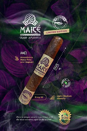 Charuto Robusto Maicé – Dona Charuteira | Linha Gran Amazônia