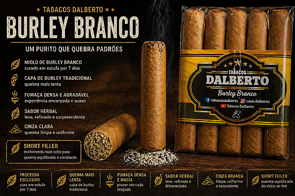 Purito Burley Branco - Casa Dalberto