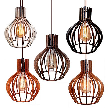 Kit 2 Lustre Lundres Pendente Design Moderno Bivolt